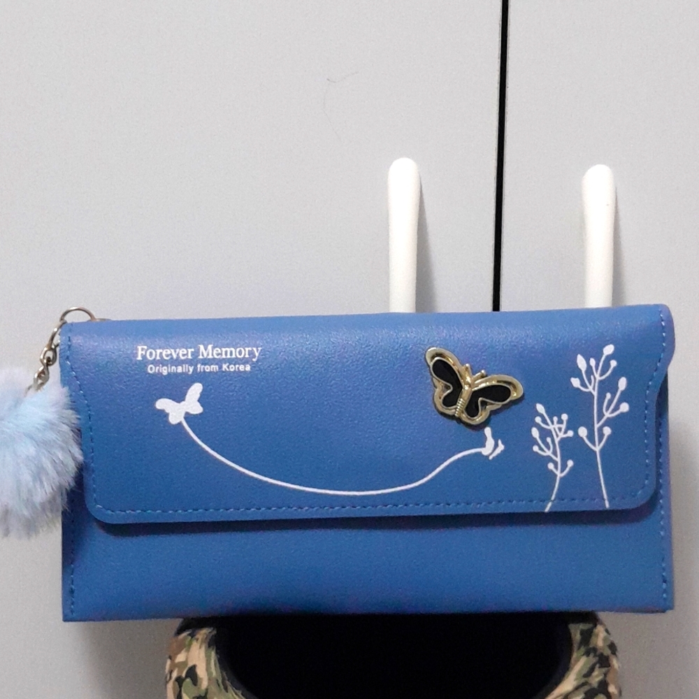 Women's New Blue Fashioned Wallet/Small Purse